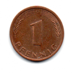 Alemanha - 1980G - 1 Pfennig