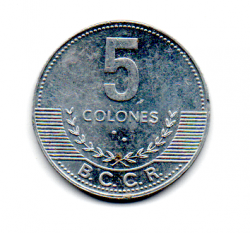 Costa Rica - 2008 - 5 Colones