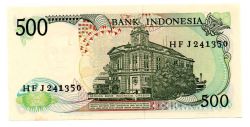 Indonésia - 500 Rupiah - Cédula Estrangeira