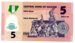 Nigéria - 5 Naira - Cédula Estrangeira