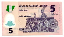 Nigéria - 5 Naira - Cédula Estrangeira