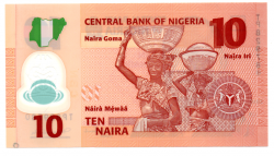 Nigéria - 10 Naira - Cédula Estrangeira