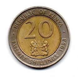Quênia - 1998 - 20 Shillings