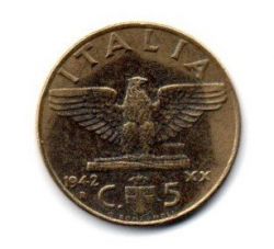 Itália - 1942 - 5 Centesimi