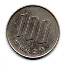 Japão  - 1987 - 100 Yen