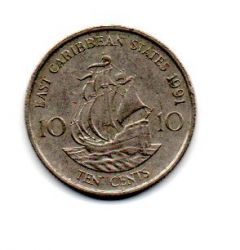Estados do Caribe Oriental - 1991 - 10 Cents