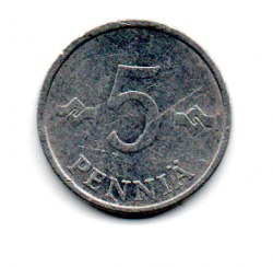 Finlândia - 1984 - 5 Pennia