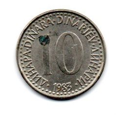 Iugoslávia - 1983 - 10 Dinara
