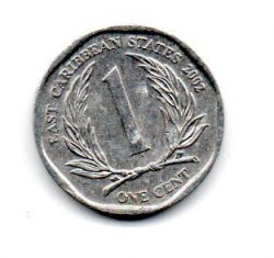 Estados do Caribe Oriental - 2002 - 1 Cent