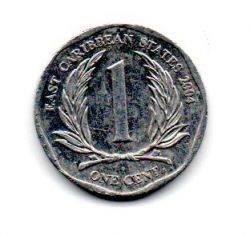 Estados do Caribe Oriental - 2004 - 1 Cent