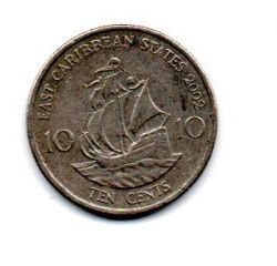 Estados do Caribe Oriental - 2002 - 10 Cents