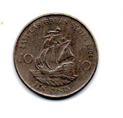 Estados do Caribe Oriental - 2004 - 10 Cents