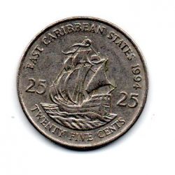 Estados do Caribe Oriental - 1994 - 25 Cents