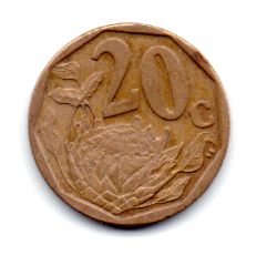 África do Sul - 2007 - 20 Cents