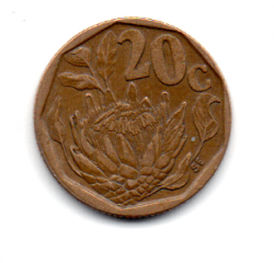 África do Sul - 1993 - 20 Cents