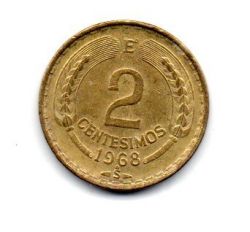 Chile - 1968 - 2 Centesimos
