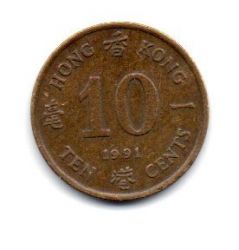 Hong Kong - 1991 - 10 Cents