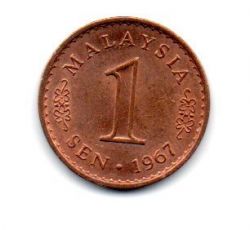 Malásia - 1967 - 1 Sen