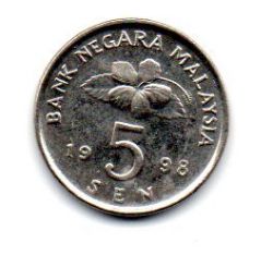 Malásia - 1998 - 5 Sen