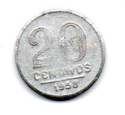 1958 - 20 Centavos - Moeda Brasil 