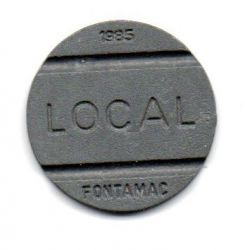Ficha Telefonica Local - Fontamac - 1985 - Sistema Telebras