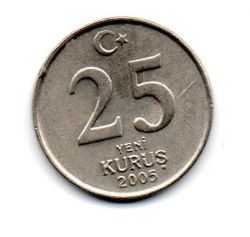 Turquia - 2005 - 25 New Kurus