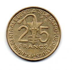 Estado do Oeste Africano - 1992 - 25 CFA Francs