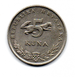Croácia - 1995 - 5 Kuna