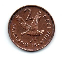 Ilhas Falkland - 1980 - 2 Pence