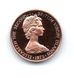 Ilhas Virgens - 1975 - 1 Cent - (Proof)