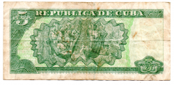 Cuba - 5 Pesos - Cédula Estrangeira 