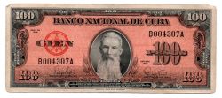 Cuba - 100 Pesos - Cédula Estrangeira