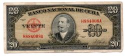 Cuba - 20 Pesos - Cédula Estrangeira