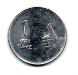 Índia - 2009 - 1 Rupee 