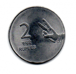 India - 2009 - 2 Rupees 