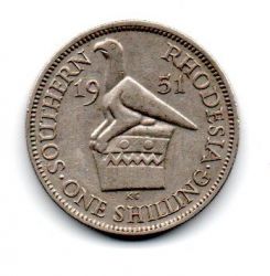 Rodésia do Sul - 1951 - 1 Shilling