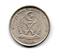 República Árabe Saarauí Democrática -1992 - 1 Peseta