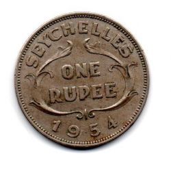 Seychelles - 1954 - 1 Rupee