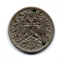 Monarquia Austro-Húngara - 1895 - 10 Heller
