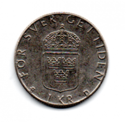 Suécia - 1989 - 1 Krona