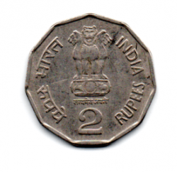 Índia - 1999 - 2 Rupees