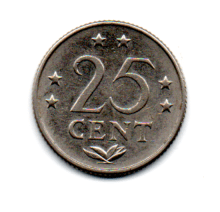 Antilhas Holandesas - 1979 - 25 Cents