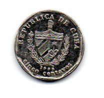 Cuba - 1999 - 5 Centavos