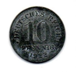 Alemanha Império - 1922 - 10 Pfennig 