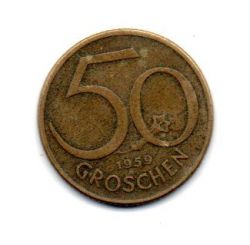 Áustria - 1959 - 50 Groschen 