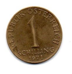 Áustria - 1971 - 1 Schilling