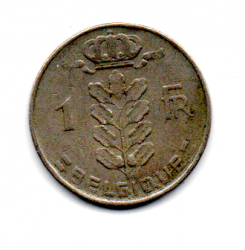 Bélgica - 1962 - 1 Franc - Legenda em Francês 