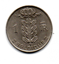 Bélgica - 1967 - 1 Franc - Legenda em Francês
