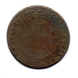 Monarquia Austro-Húngara - 1812 - 3 Kreuser - Letra Monetária: S