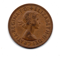Reino Unido - 1964 - 1/2 Penny